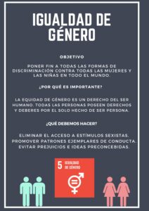 ODS 5 Igualdad de género