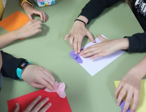 Taller de origami con 1.º y 2.º ESO