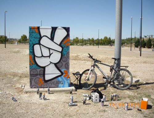 Alejandro Calvo, finalista en el Graffiti Joven Ferial Zone