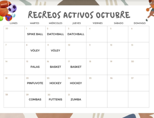 Octubre nos trae los Recreos activos