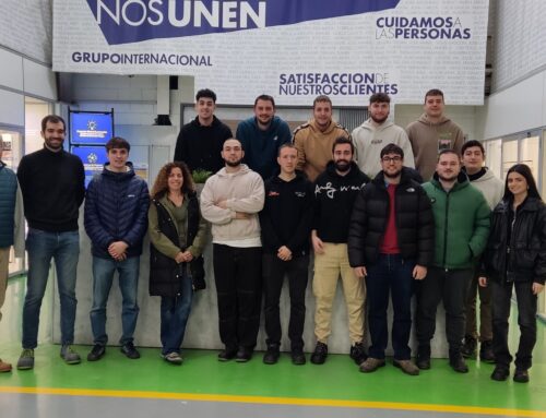 El alumnado de Diseño de Fabricación Mecánica, en Yudigar