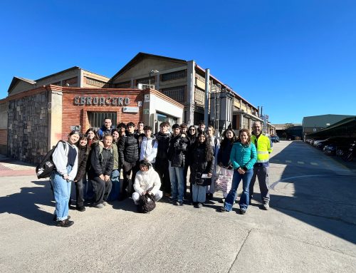 El alumnado de 1.º Diseño de Fabricación visita EBROACERO