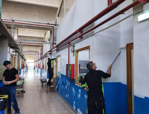 El departamento de Frío y Calor pinta nuestros talleres